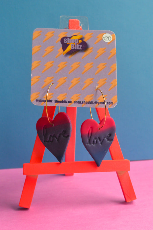 Bisexual Pride Hearts