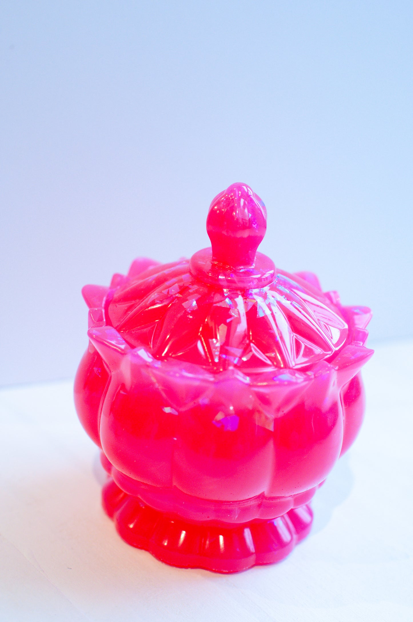 Pink Cellophane Glitter Jar