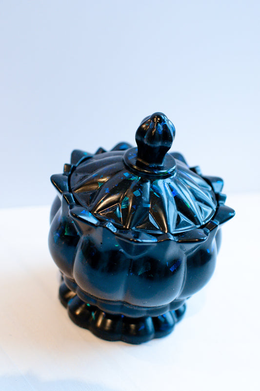 Black Cellophane Glitter Jar