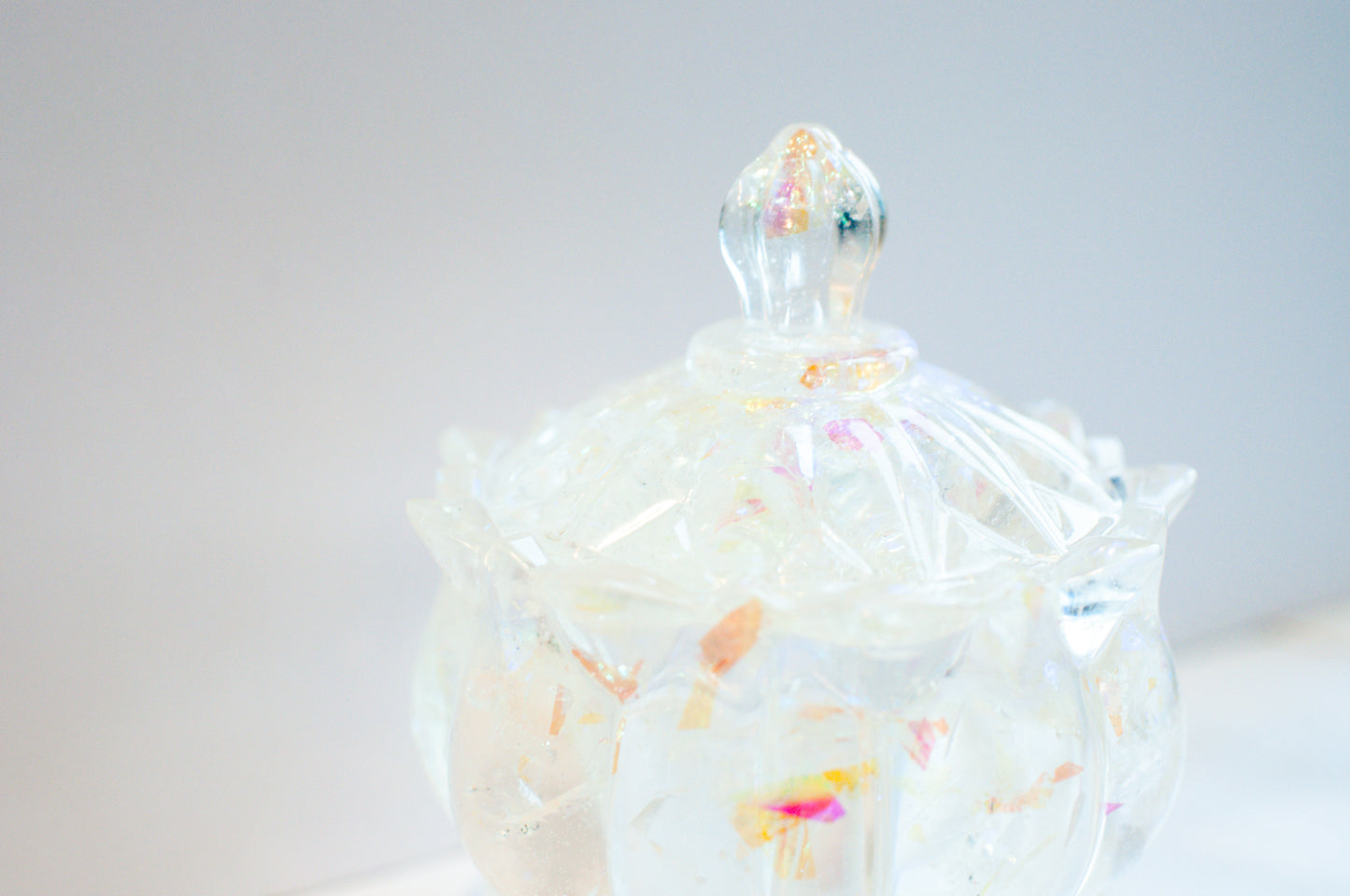 Clear Cellophane Glitter Jar